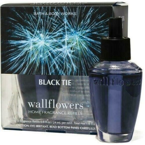 2 BLACK TIE Bath & Body Works Wallflower Refills 2 Pack Boxes - Picture 5 of 11